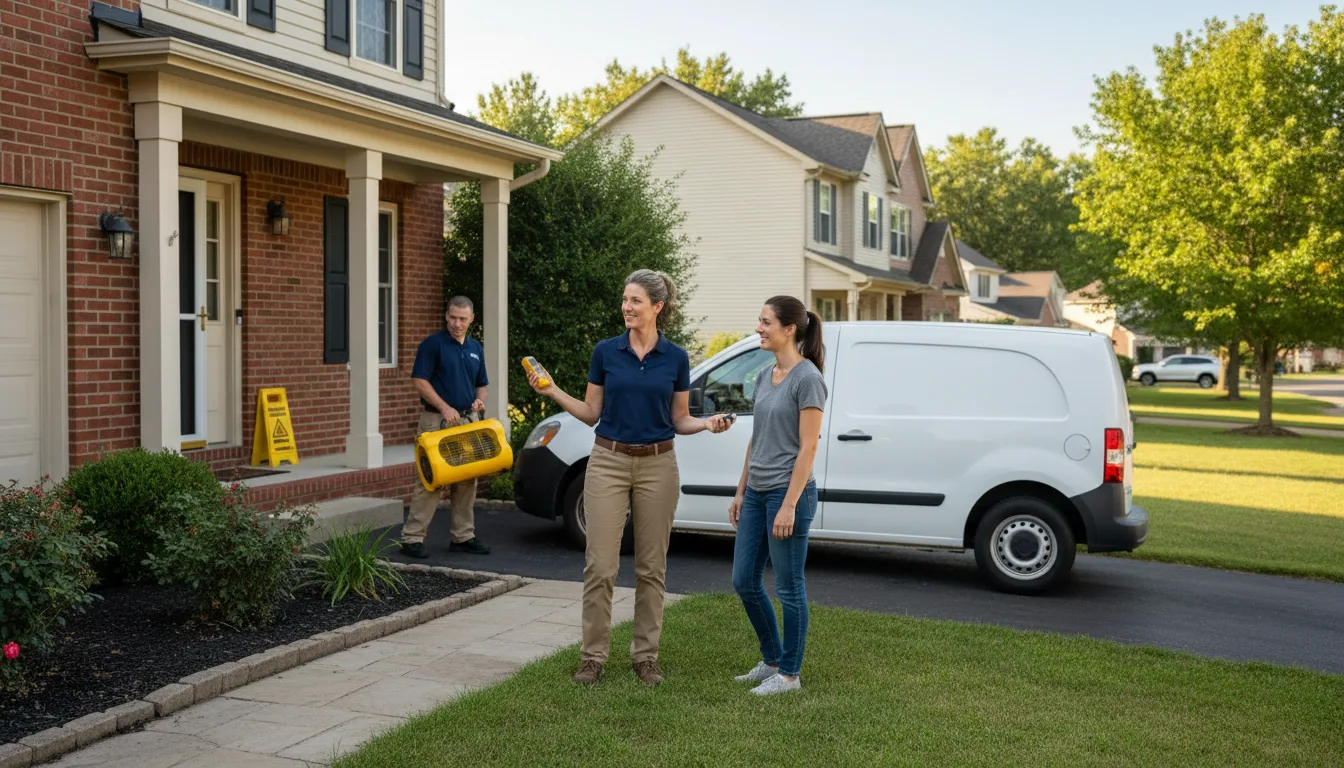 Residential water damage restoration in East Norwich, NY